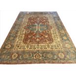 FINE SERAPI DESIGN CARPET, 324cm x 240cm.