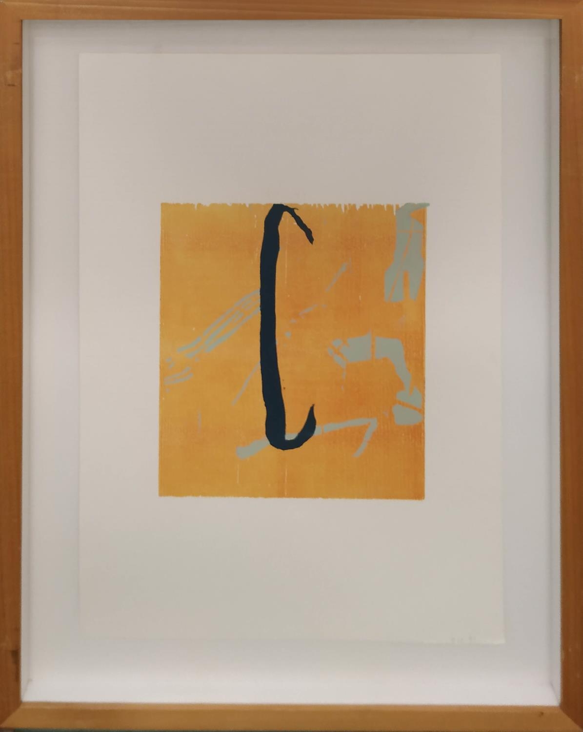 PETER CARTWRIGHT RCA (b. 1939) 'Untitled Abstracts', mono woodcuts in colours, 50cm x 34cm (