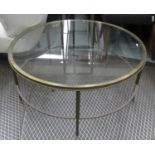 MAISON JANSEN STYLE LOW TABLE, 93cm Diam x 42cm H.