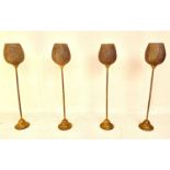 GOBLET LANTERNS, a set of four, contemporary, 93cm each (4).