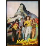ROLLING STONE 1976 TOUR OF EUROPE/EARLS COURT POSTER, with Charlie Watts, Ronnie Wood, Nick