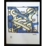 KEITH HARING 'Untitled', 1985, lithograph, numbered 66/150, 70cm x 50cm, framed and glazed.