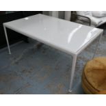 AFTER RICHARD SCHULTZ 1966 STYLE DINING TABLE, 152cm x 96cm x 67cm.