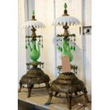 TABLE LAMPS, a pair, Islamic bazaar, 85cm H. (2)
