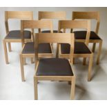 CASE PROFILE CHAIRS, a set of six, 78cm H, by Matthew Hilton. (6)