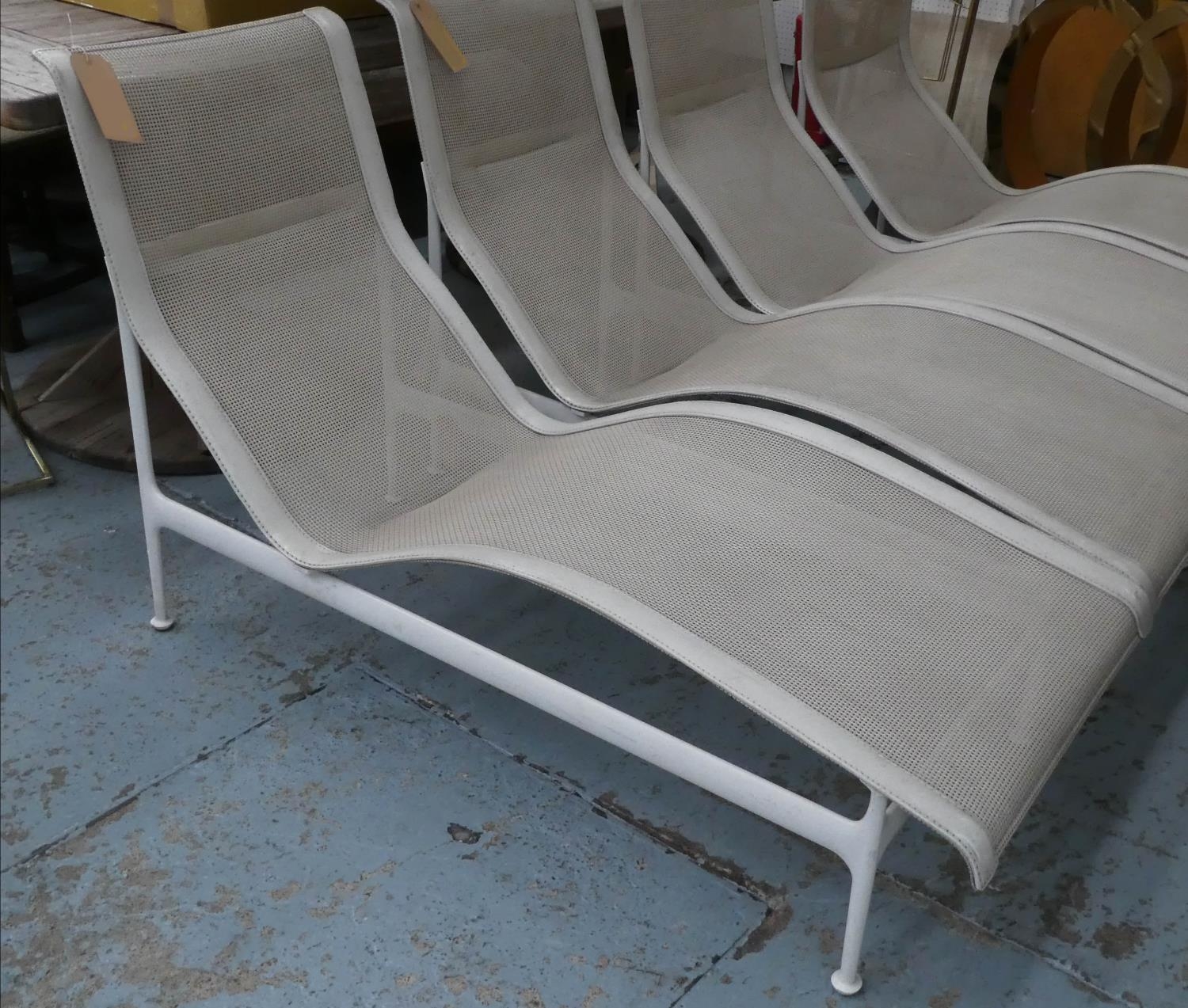 AFTER RICHARD SCHULTZ CONTOUR STYLE CHAISE, 145cm x 61cm x 87cm.