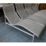 AFTER RICHARD SCHULTZ CONTOUR STYLE CHAISE, 145cm x 61cm x 87cm.