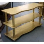 ETAGERE, 120cm x 40cm x 70cm, gilt wood.