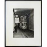 'LAST TRAM ON THE KINESWAY SUBWAY, 1952', silver gelatin archival fibre print, 62cm x 50cm, framed