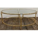 MAISON BAGUES style drinks table, 39cm x 97cm x 60cm