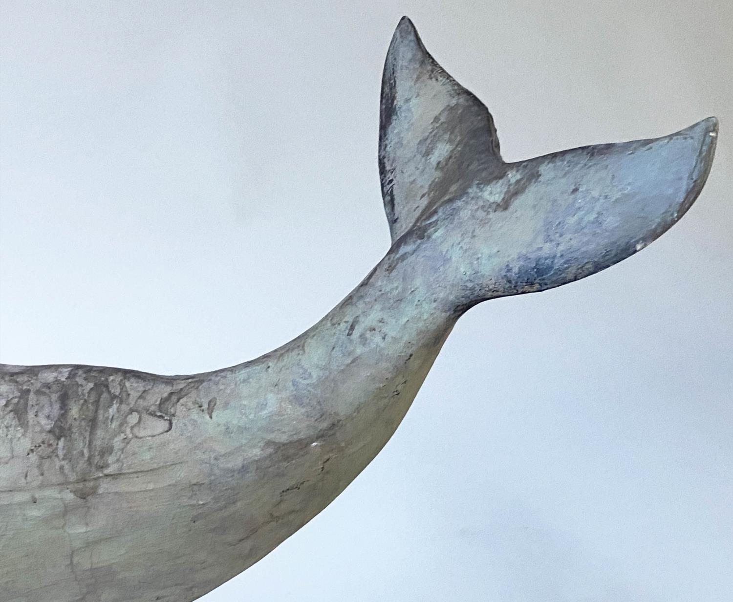 WHALE ON STAND, model of a whale on chromium stand, 75cm x 36cm H. - Image 7 of 9