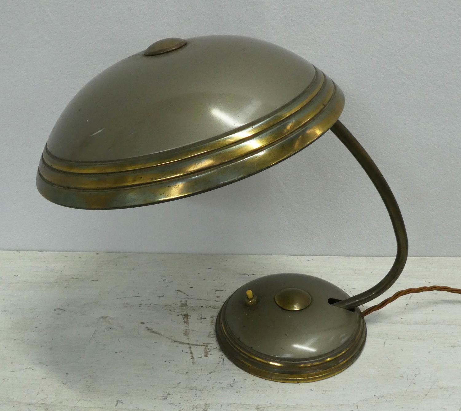 HELO LEUCHTEN DESK LAMP, 36cm H, vintage 1950's.