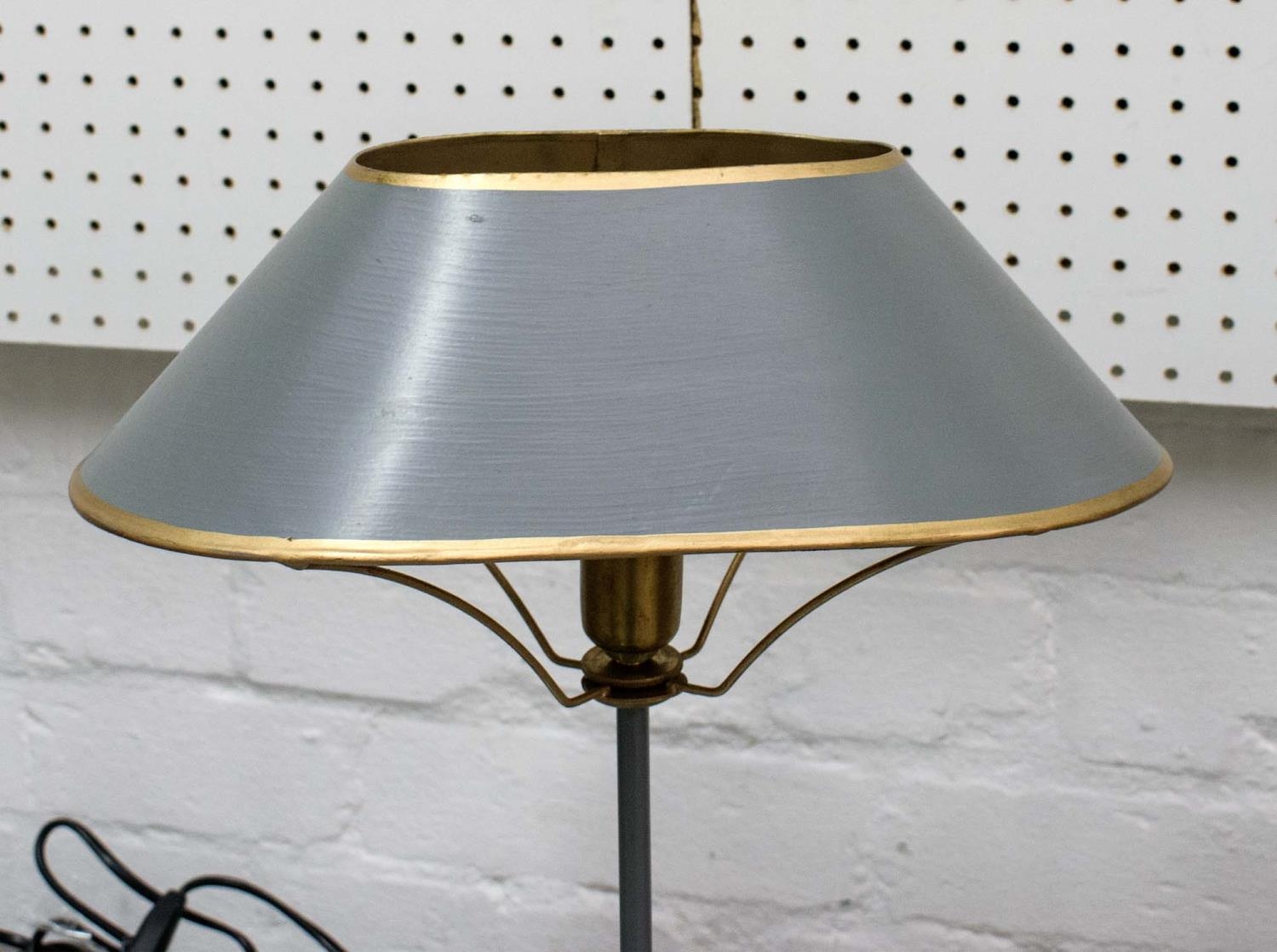 COACH HOUSE TABLE LAMPS, a pair, 42cm H with shades. (2) - Image 5 of 8