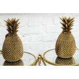 PINEAPPLE ORNAMENTS, a pair each 32cm H. (2)