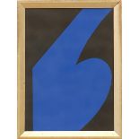 ELLSWORTH KELLY 'Abstract in Blue', original lithograph, 1958, published by Maeght, 37cm x 28cm,