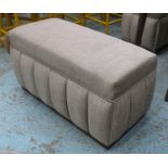 OTTOMAN, 90cm W x 46cm D x 49cm H, with a rising lid for storage.