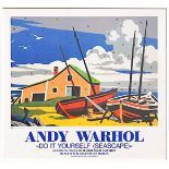 ANDY WARHOL 'Do it yourself - Seascape', quadrichrome, 77cm x 45cm, framed and glazed.