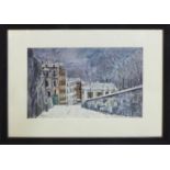 MAURICE UTRILLO 'Montmartre', lithograph, signed in the plate, 34cm x 51cm, framed and glazed.