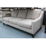 BESPOKE SOFA LONDON SOFA, neutral fabric upholstered finish, 211cm W.