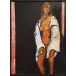 FRANK BEANLAND (1936-2019) 'Rose', May '04, oil on board, 69cm x 52cm, signed, inscribed verso,