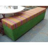 OTTOMAN, 230cm x 50cm x 60cm, contemporary design, on castors.