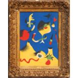 JOAN MIRO 'L'Air', 1937, pochoir, teriade, 36 x 25cms, framed and glazed.