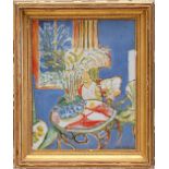 HENRI MATISSE 'French Blue Interior', quadrichrome, signed in the plate, 68 x 55cms, framed and
