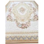 FINE AUBUSSON SAVONNERIE DESIGN CARPET, 440cm x 296cm