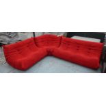 LIGNE ROSET TOGO SOFA BY MICHAEL DUCAROY, 230cm x 270cm x 75cm.