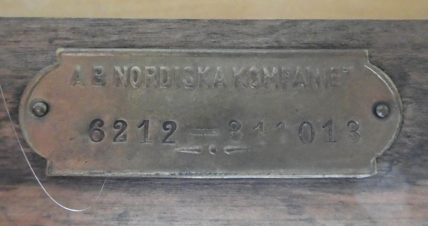 A B NORDISKA KOMPANIET MODEL 6212 CHAIRS, a set of four, 100cm x 46cm x 51cm, design attributed to - Image 9 of 9