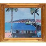 RAOUL DUFY 'Nice - Bay of Angels', quadrichrome, signed in the plate, 65 x 80cms, framed and glazed.