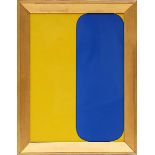 ELLSWORTH KELLY 'Yellow and Blue', original lithograph, printed by Maeght, 38 x 29cms, framed and