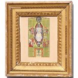 GRAHAM SUTHERLAND 'Christ in Glory', miniature silk tapestry, design for the Coventry Cathedral,