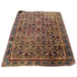 ANTIQUE NORTH WEST PERSIAN RUG. 187cm x 161cm