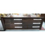 MALERBA BANK OF DRAWERS, 209cm x 57cm x 85cm.