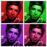 JIM WHEAT DOLLARSandART 'Noel Gallagher', giclée fine art print, artist's proof, signed and