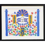 HENRI MATISSE 'Apollon', original lithograph from the 1954 edition after Matisse's cut-outs, Atelier