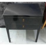 SIDE CHEST, 50cm x 38cm x 59cm, Asian style, lacquered finish.