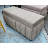 OTTOMAN, 90cm W x 46cm D x 49cm H, with a rising lid for storage.