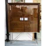 MALERBA BAR CABINET, 129cm x 45cm x 175cm.