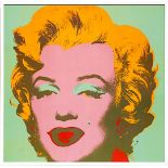 ANDY WARHOL 'Marilyn', quadrichrome, 63 x 65cm, framed and glazed.