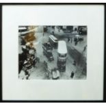 'TRAFFIC AT ELEPHANT AND CASTLE, 1912', silver gelatin archival fibre print, 74cm x 63cm overall,