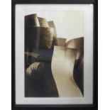 BEN WOOD, 'Guggenheim NY' giclee print Trowbridge gallery, 65cm x 50cm, framed.