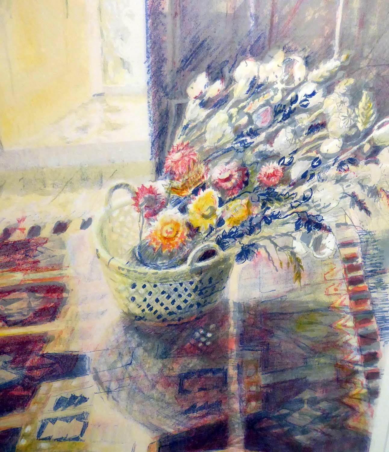 JANE CORSELLIS 'Winter Flowers', lithograph, signed, numbered and titled in pencil, framed, 91cm x - Image 2 of 5