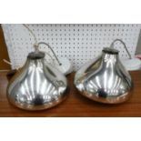 PIET HIEN EEK LAMPS, a pair, each 24cm x 20cm H. (2)