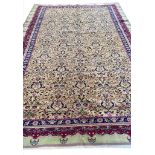 ANTIQUE ANATOLIAN CARPET, 345cm x 230cm.