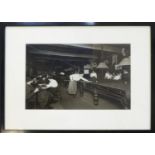 V M PALMER 'Playing Billiards at the Women's Club in 1918', silver gelatin archival fibre print,