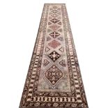 FINE SERAPI DESIGN RUNNER, 371cm x 90cm.