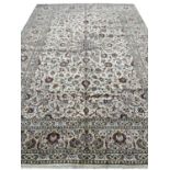 FINE PERSIAN ISPHAHAN DESIGN CARPET, 345cm x 240cm.