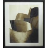 BEN WOOD, 'Guggenheim NY' gicleé print Trowbridge gallery. 65cm x 50cm framed and glazed.